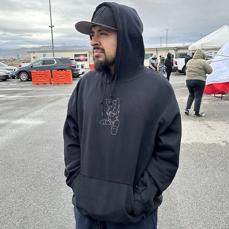 Custom Embroidered Sweatshirt β Personalized Sexy Portrait Gift for Him ππ₯