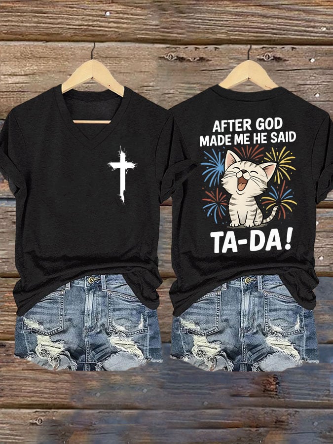 Women'S Casual Faith Short Sleeve T-Shirt