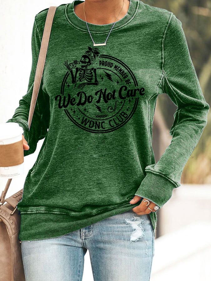 🔥Buy 3 Get 15% Off🔥Retro Funny Proud Member Of WDNC Club Menopause Perimenopause Print Sweatshirt