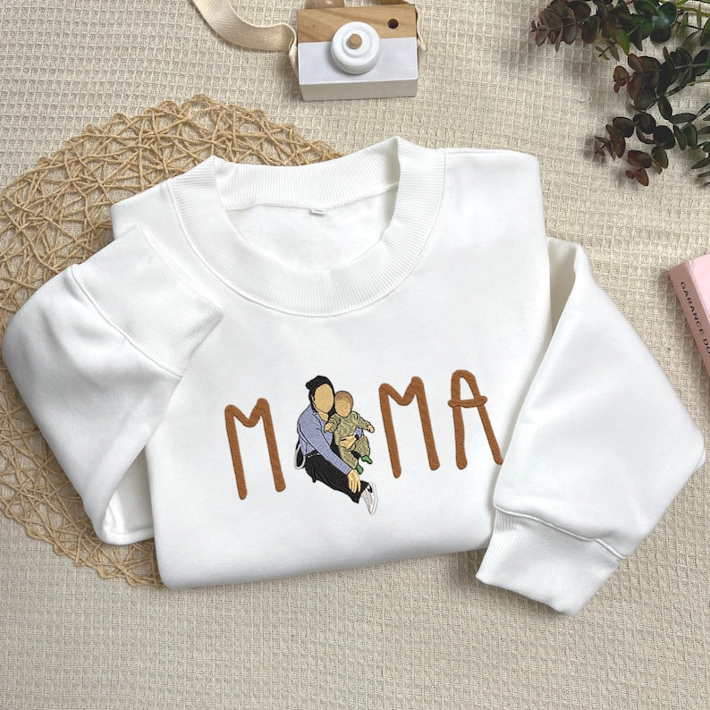 Personalised Mum Embroidered Sweatshirt