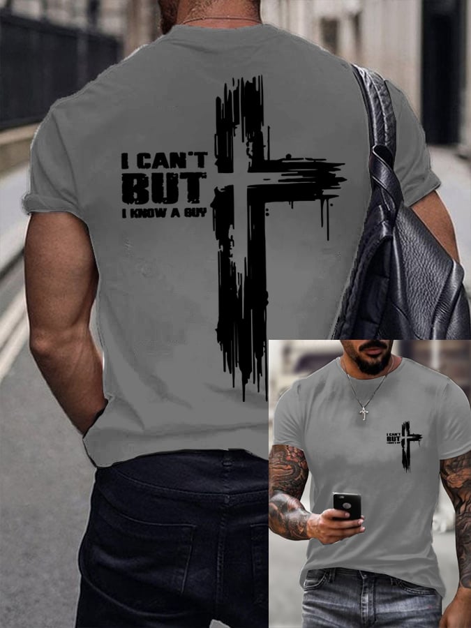 Men's I Can't... But I Know A Guy. Printed Shirt