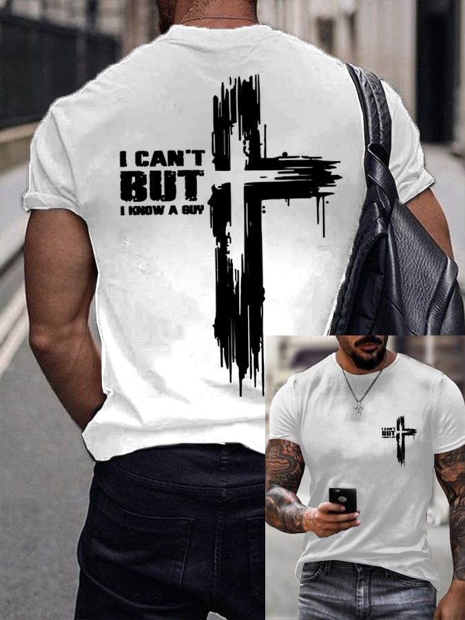 Men's I Can't... But I Know A Guy. Printed Shirt