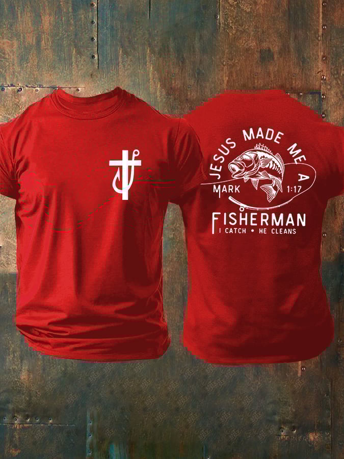 Men'S Casual Faith Short-Sleeved T-Shirt