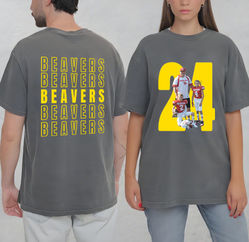 Custom Game Day Tee with Multi-Person Photo – Perfect for Football Fans
