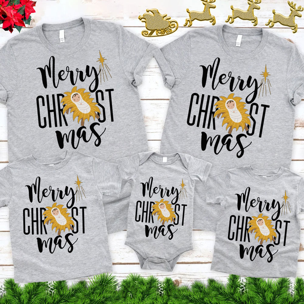 Merry Christmas Family Matching Shirts