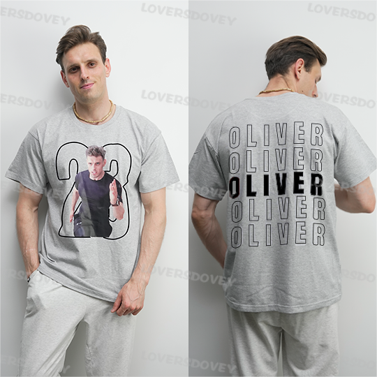 Father’s Day Custom Sport Photo T-Shirt – Personalized Sports & Fitness Tee with Name & Number