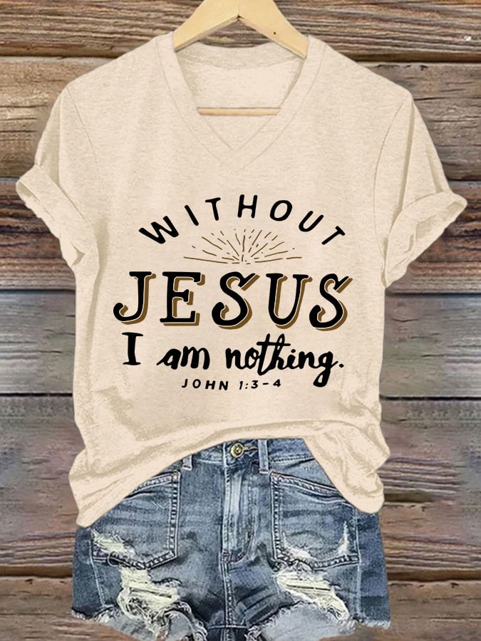 Women'S Casual Faith Short Sleeve T-Shirt
