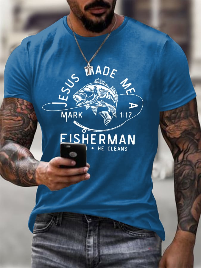 Men'S Casual Faith Short-Sleeved T-Shirt