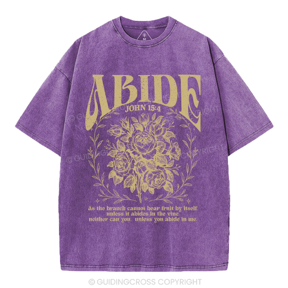 Abide Christian Washed T-Shirt