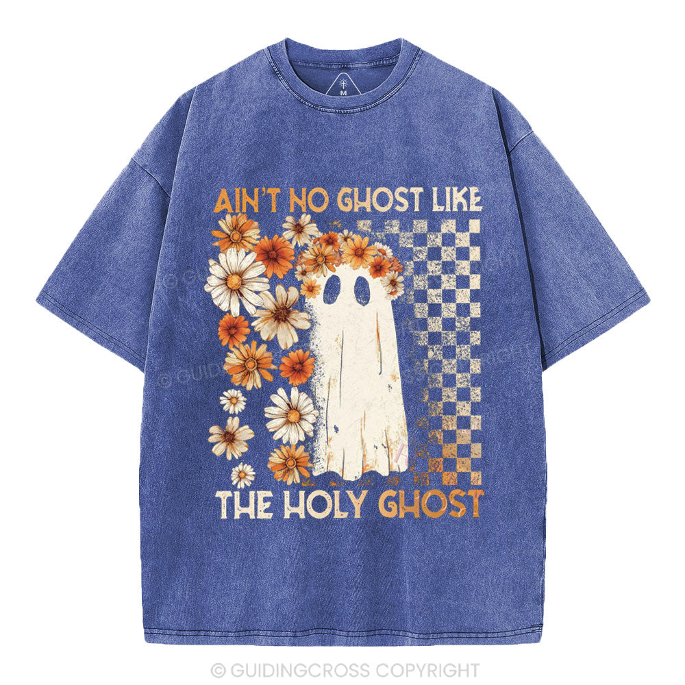 Ain't No Ghost Like The Holy Ghost Christian Washed T-Shirt