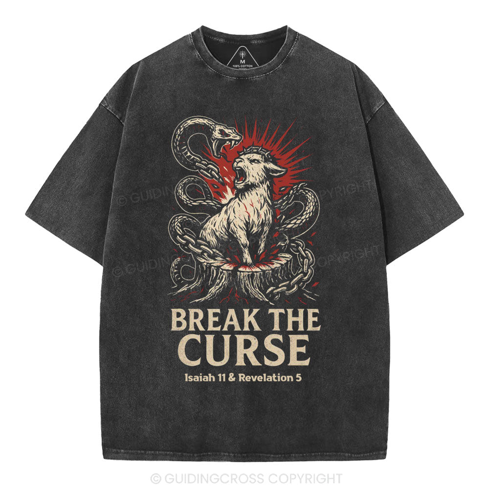 Break The Curse Christian Washed T-Shirt