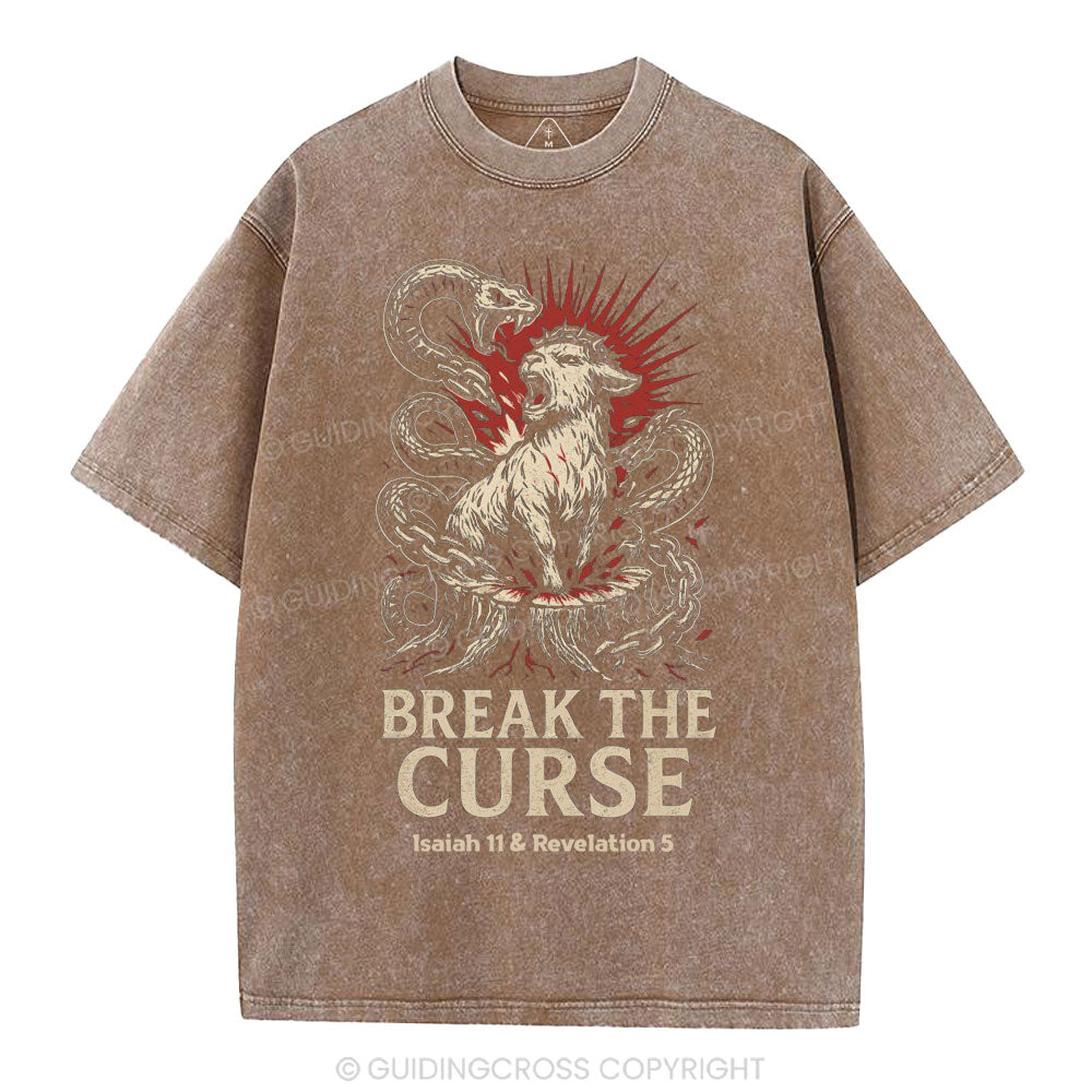 Break The Curse Christian Washed T-Shirt