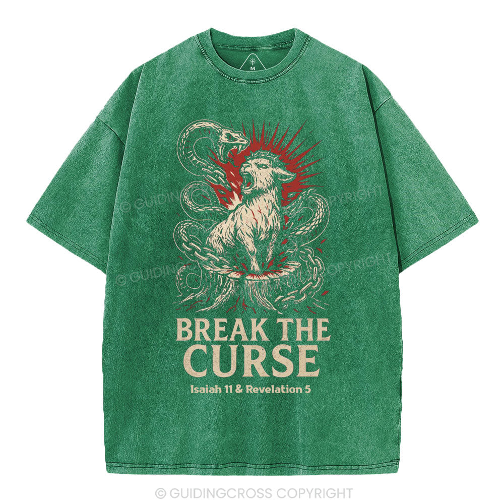 Break The Curse Christian Washed T-Shirt