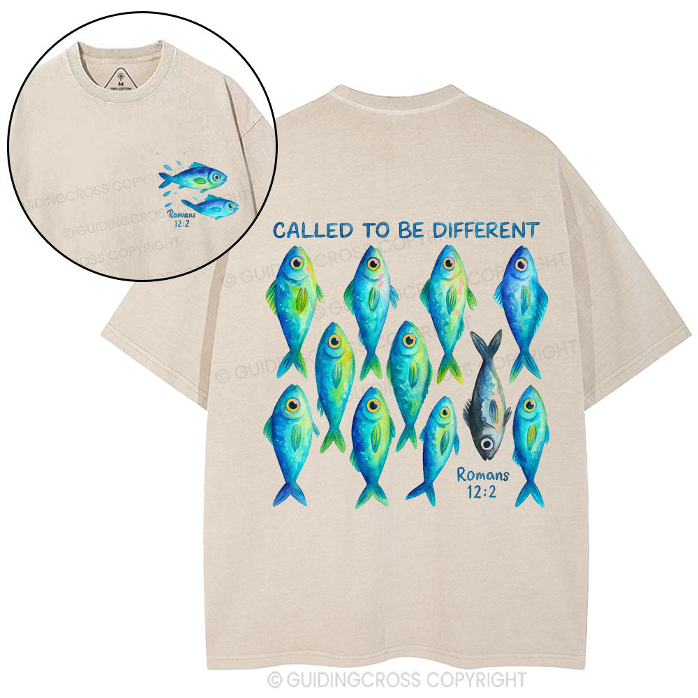 Called To Be Different Christian Washed T-Shirt