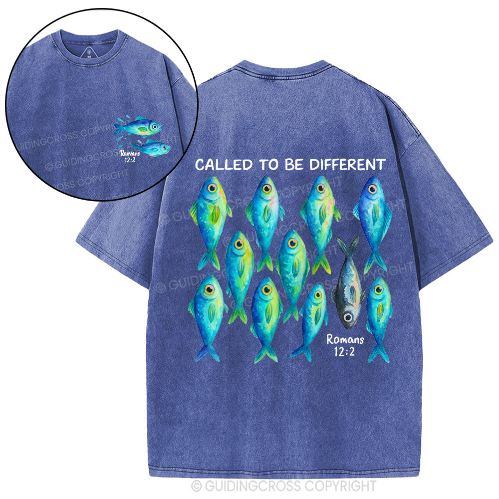 Called To Be Different Christian Washed T-Shirt