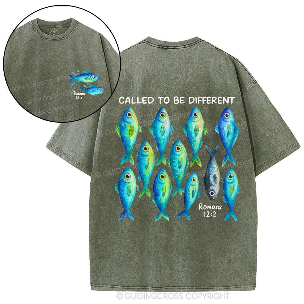 Called To Be Different Christian Washed T-Shirt