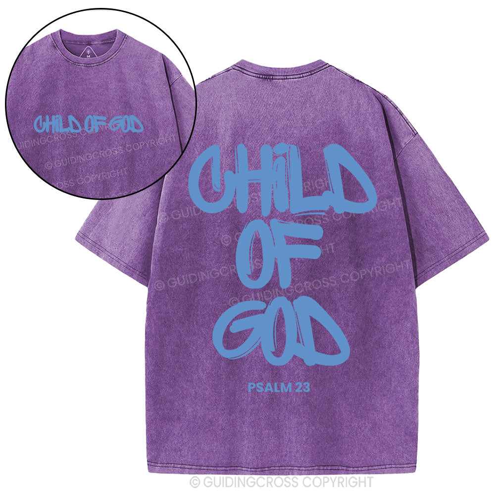 Child Of God Christian Washed T-Shirt