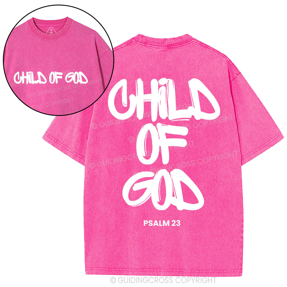 Child Of God Christian Washed T-Shirt