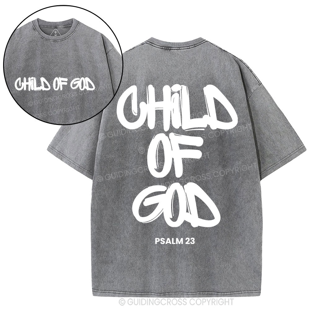 Child Of God Christian Washed T-Shirt