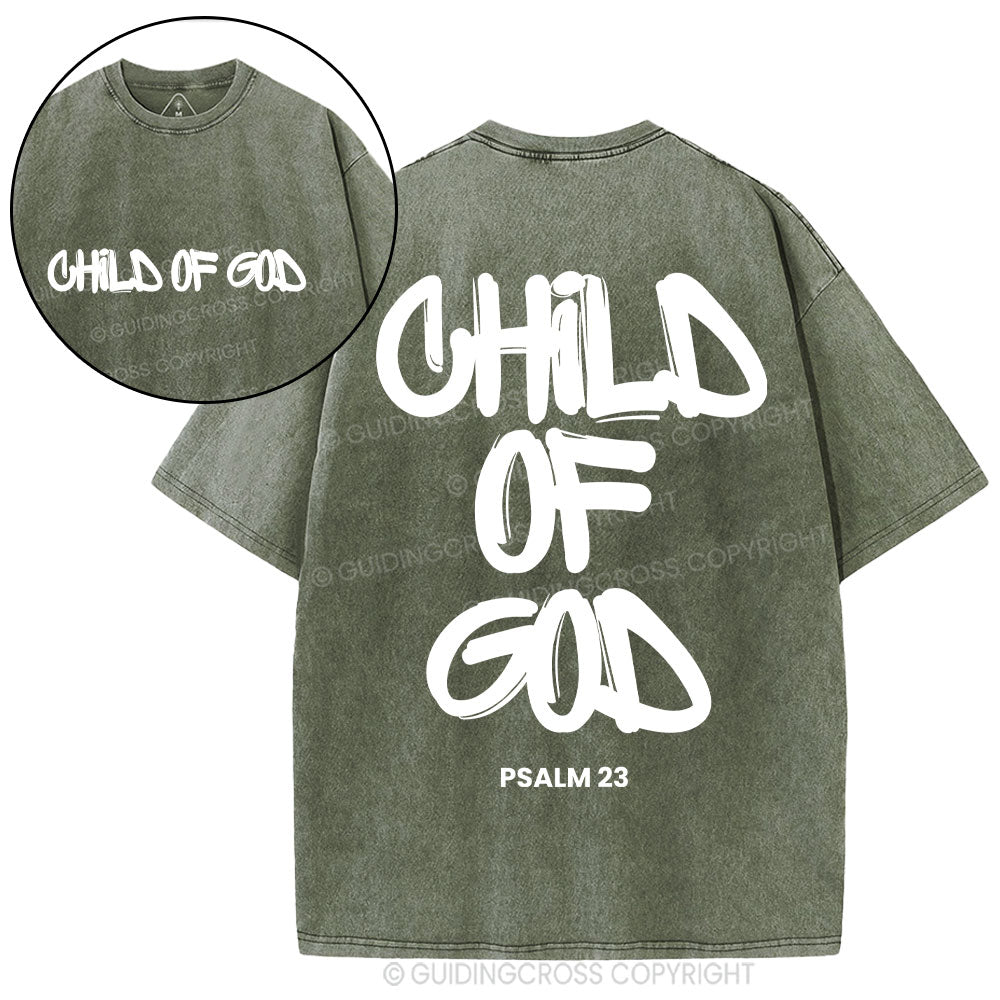Child Of God Christian Washed T-Shirt