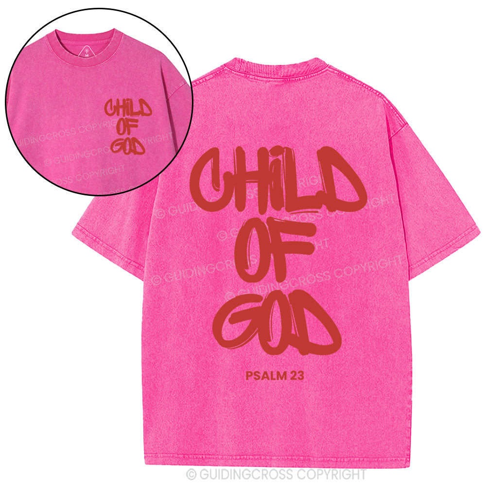 Child Of God Christian Washed T-Shirt