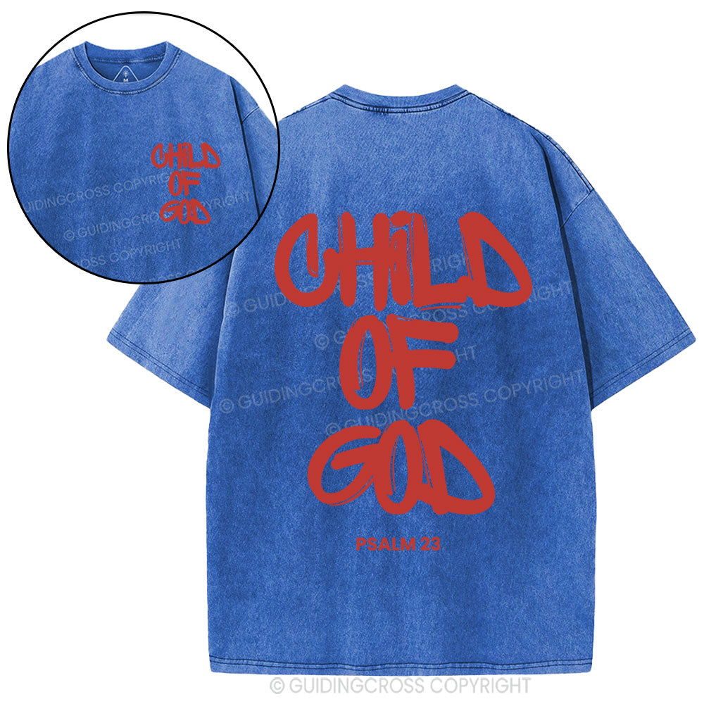 Child Of God Christian Washed T-Shirt
