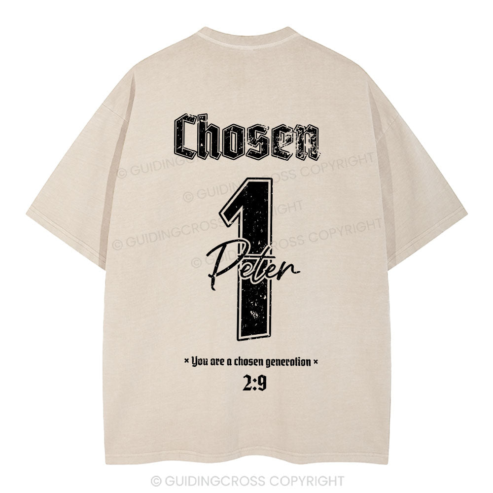 Chosen Chrsitian Washed T-Shirt