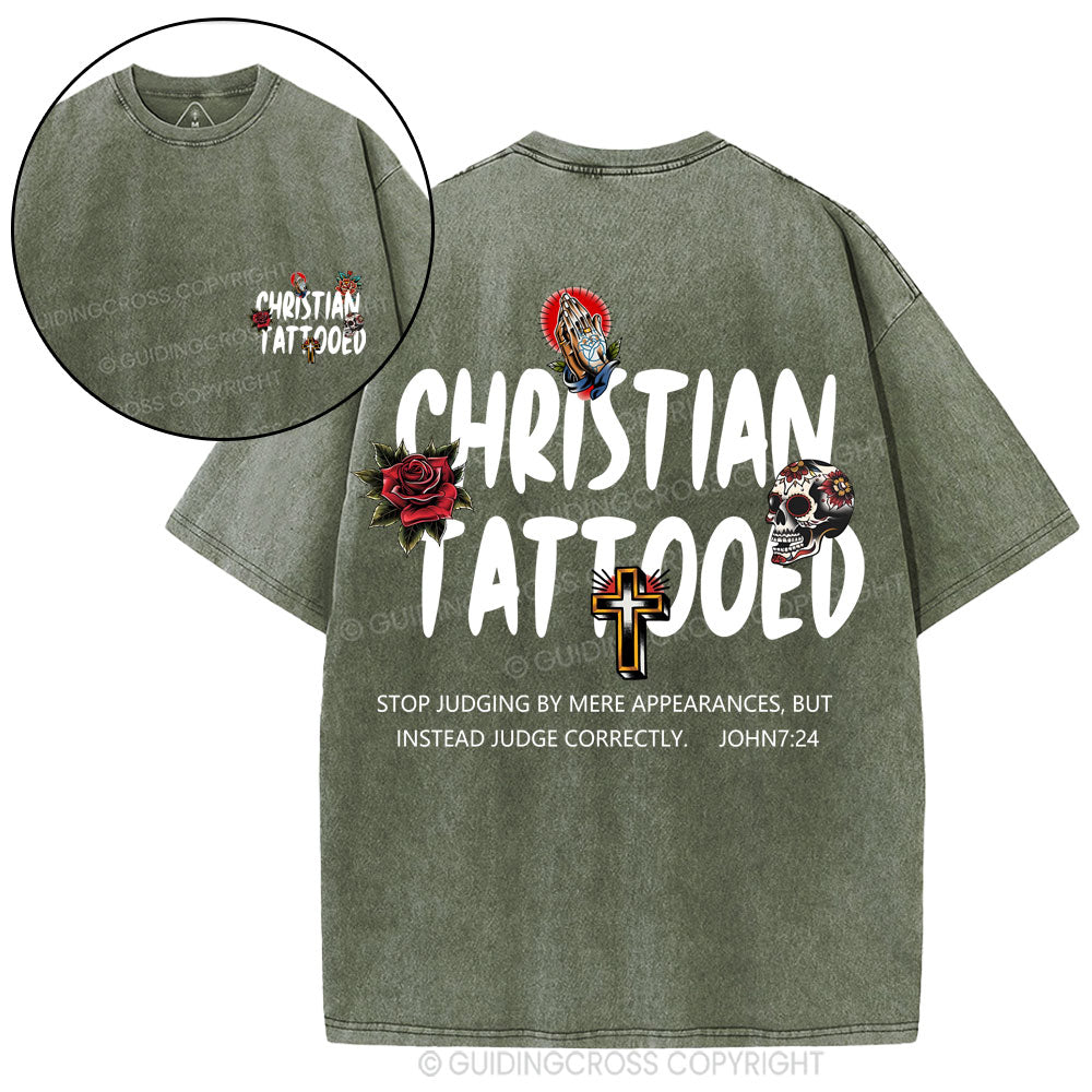 Christian & Tattooed Christian Washed T-Shirt