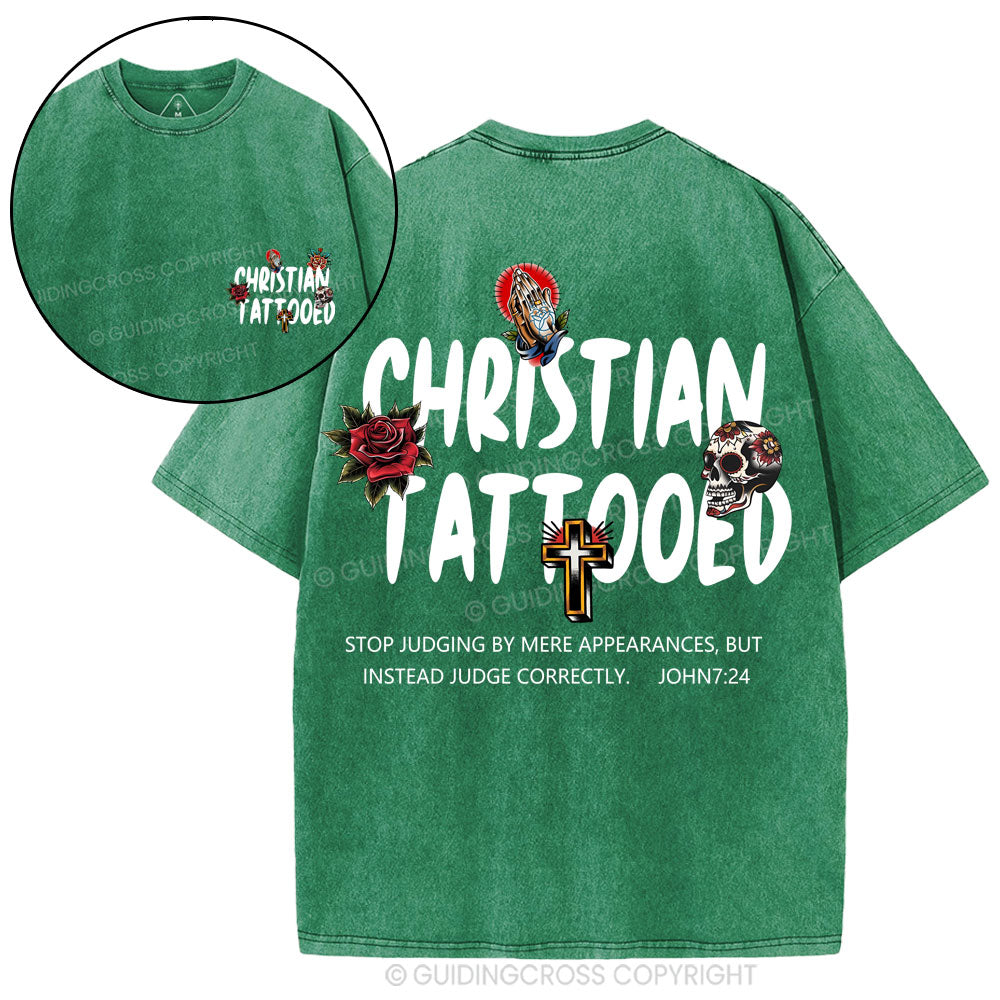 Christian & Tattooed Christian Washed T-Shirt