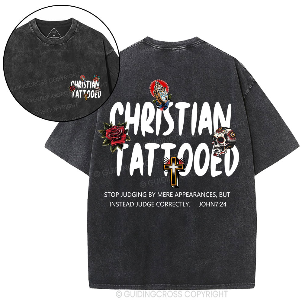 Christian & Tattooed Christian Washed T-Shirt