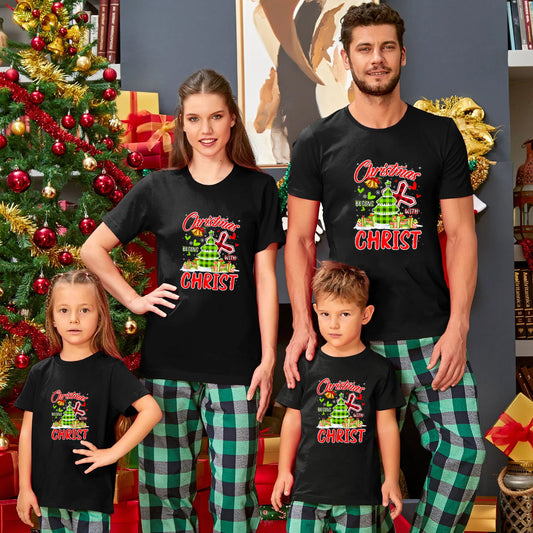 Christmas Christ Family Matching Christian Christmas T-Shirt