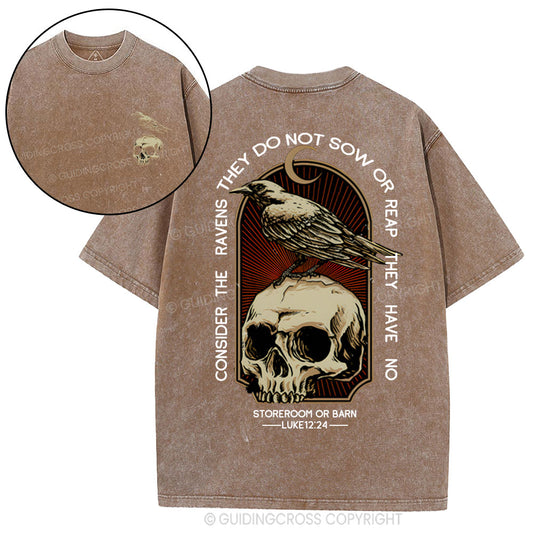 Consider The Ravens Christian Washed T-Shirt