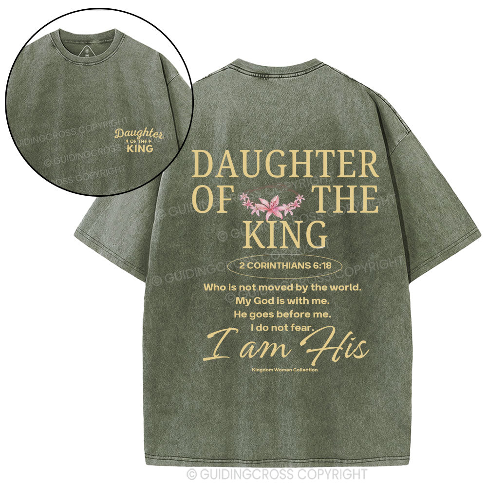 Daughter Of The King Christian Washed T-Shirt