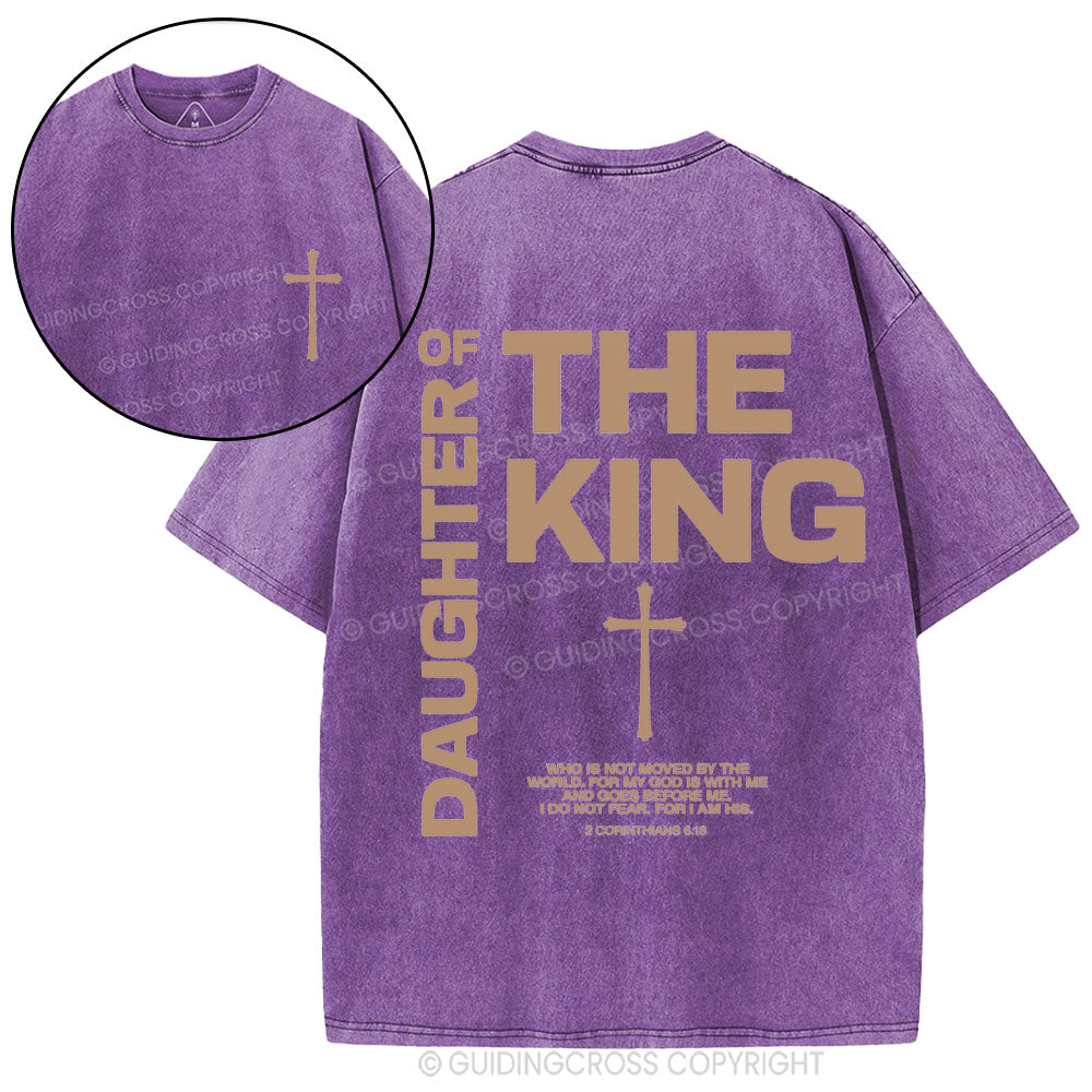 Daughter Of The King Christian Washed T-Shirt