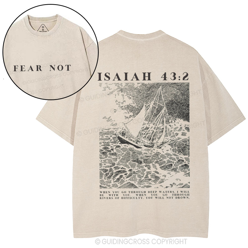 Fear Not Christian Washed T-Shirt