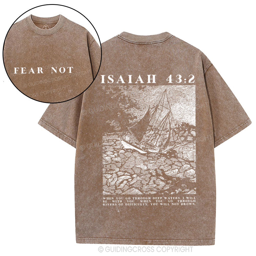 Fear Not Christian Washed T-Shirt