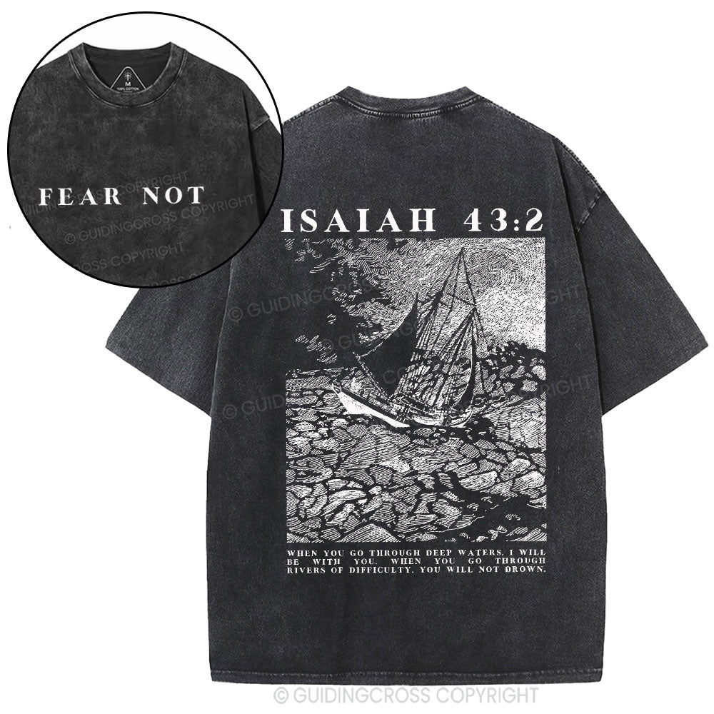 Fear Not Christian Washed T-Shirt