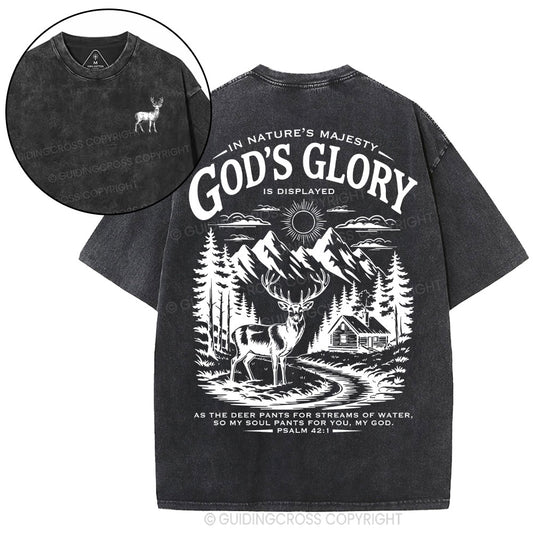 God's Glory Christian Washed T-Shirt