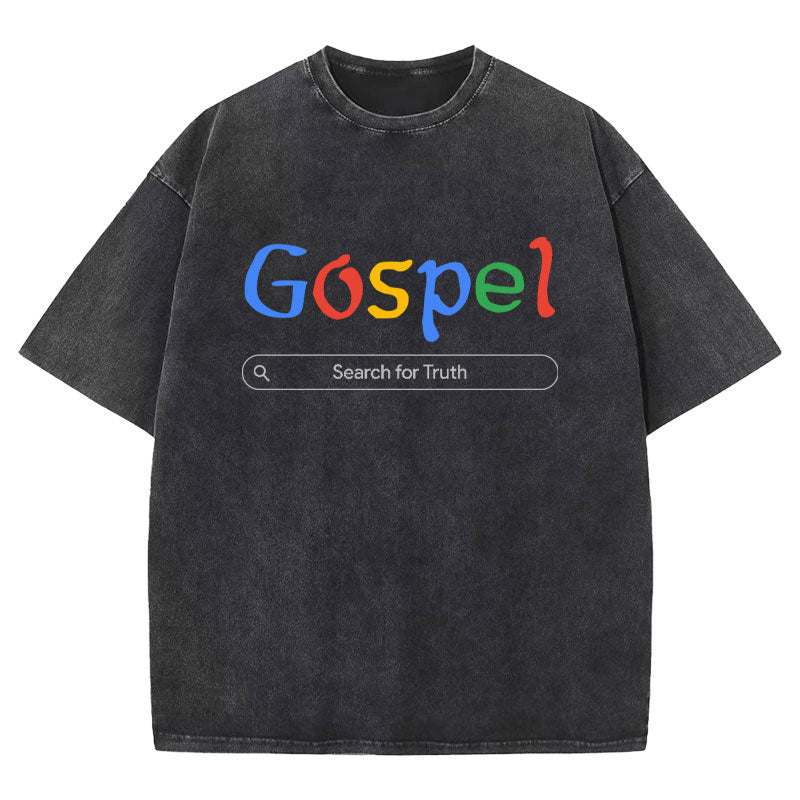 Gospel Christian Washed T-shirt