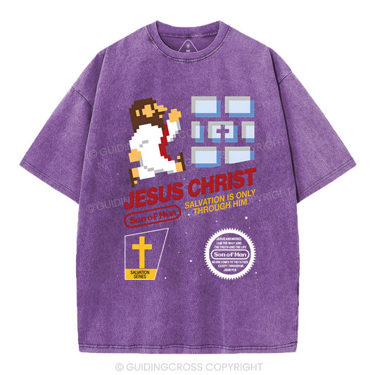 Jesus Christ Chirstian Washed T-Shirt