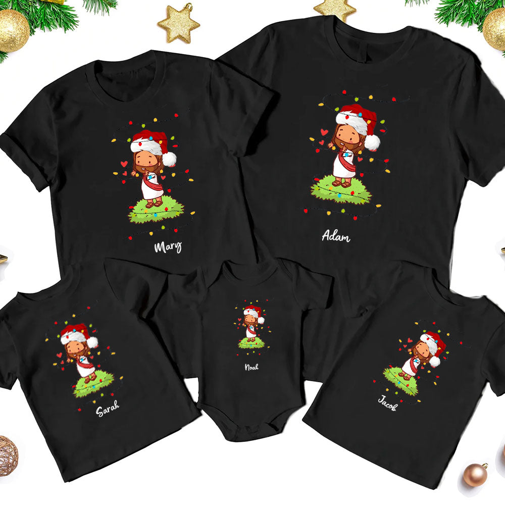 Personalized Jesus Christian Family Matching Shirts
