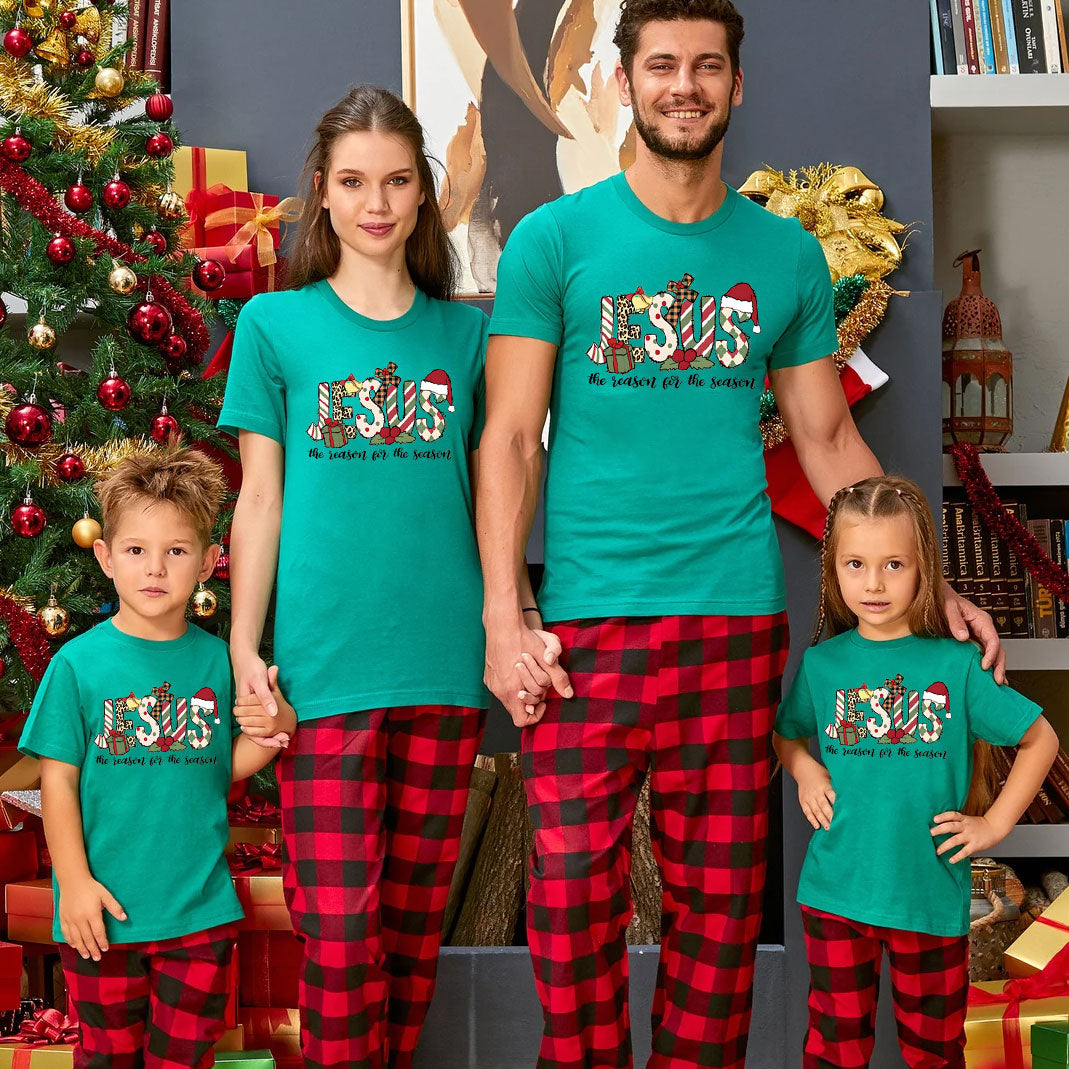 Personalized Jesus Christmas Family Matching Shirts
