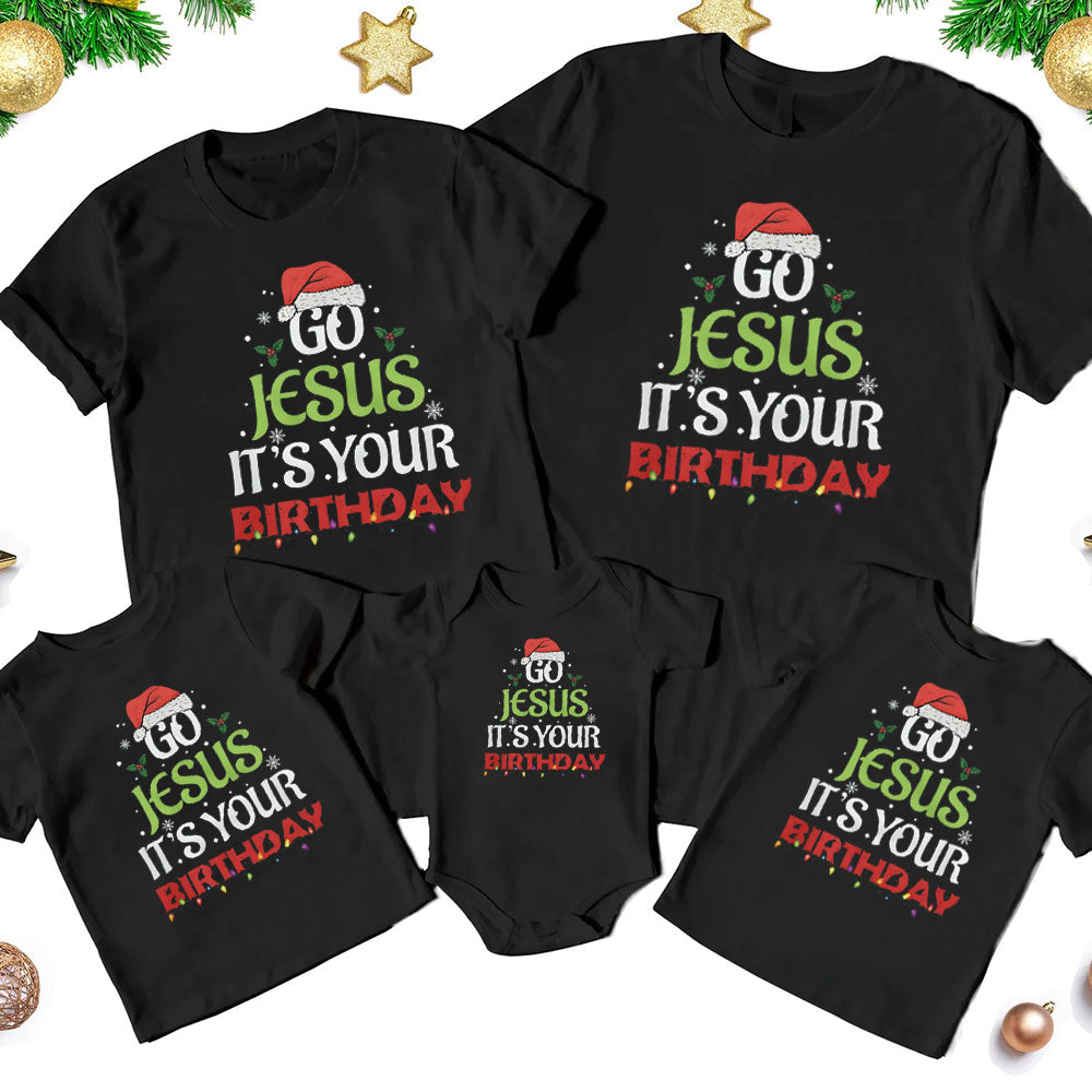 Jesus Christmas Family Matching Shirts