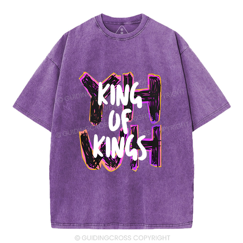King Of Kings Christian Washed T-Shirt