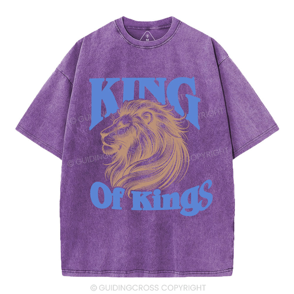 King Of Kings Christian Washed T-Shirt