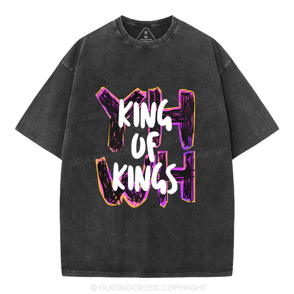 King Of Kings Christian Washed T-Shirt