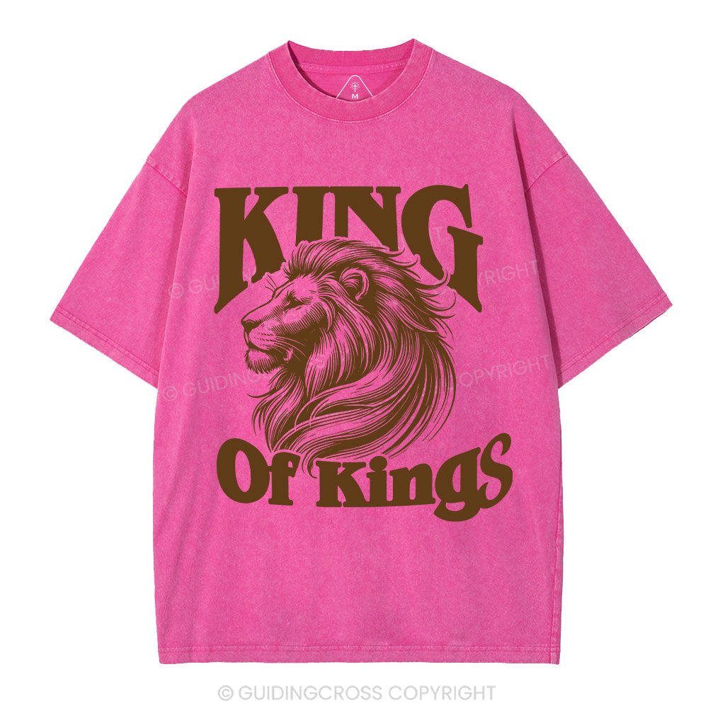 King Of Kings Christian Washed T-Shirt