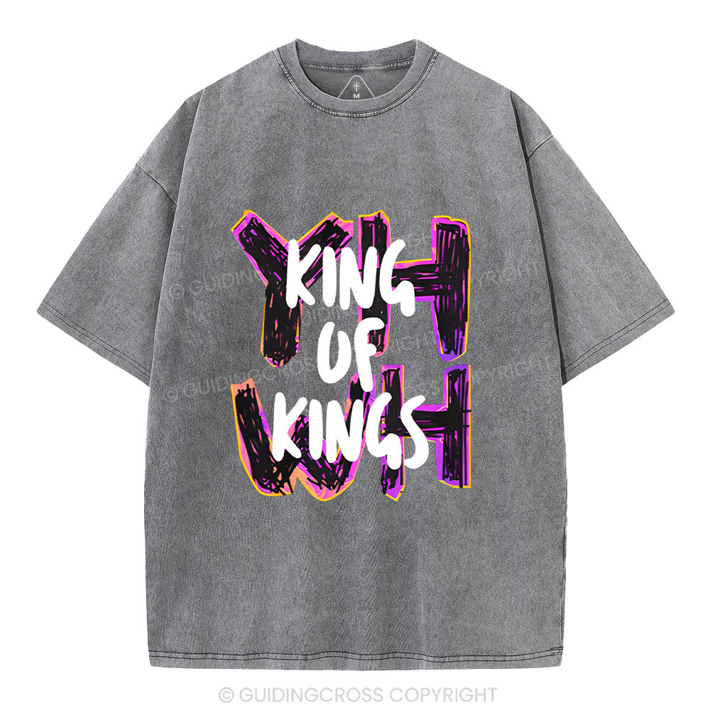 King Of Kings Christian Washed T-Shirt