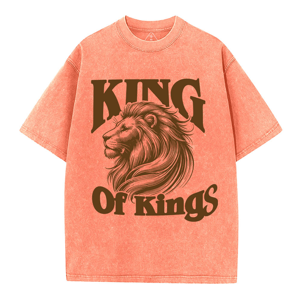 King Of Kings Christian Washed T-Shirt