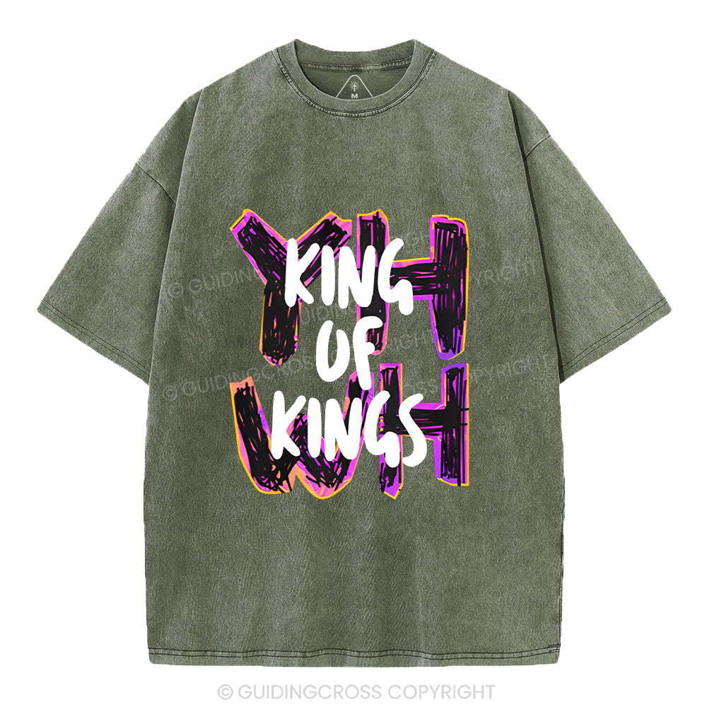King Of Kings Christian Washed T-Shirt